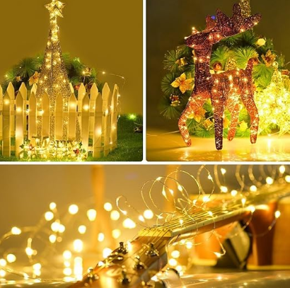Twinkle Star Copper Wire String Lights
