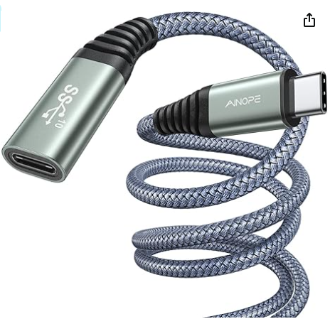 AINOPE USB C Extension Cable
