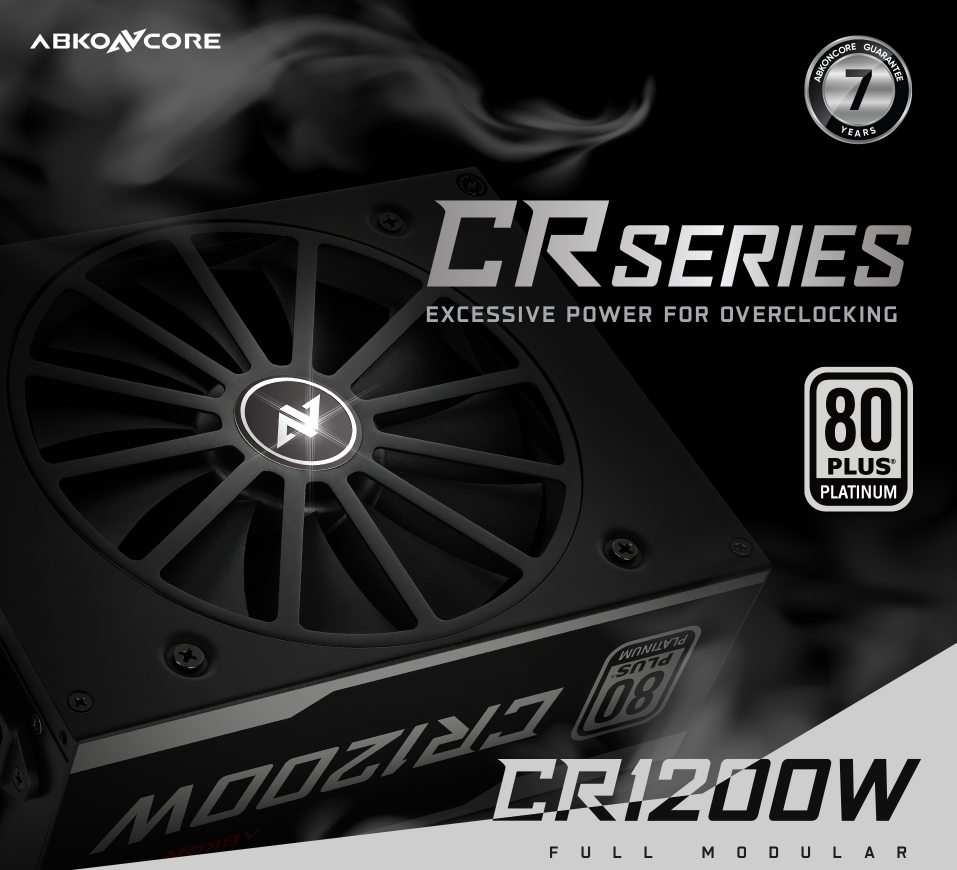 ABKONCORE 1200w Full Modular 80 Plus Platinum