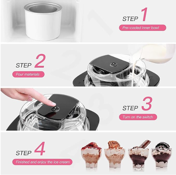 PARISRHONE Ice Cream Maker