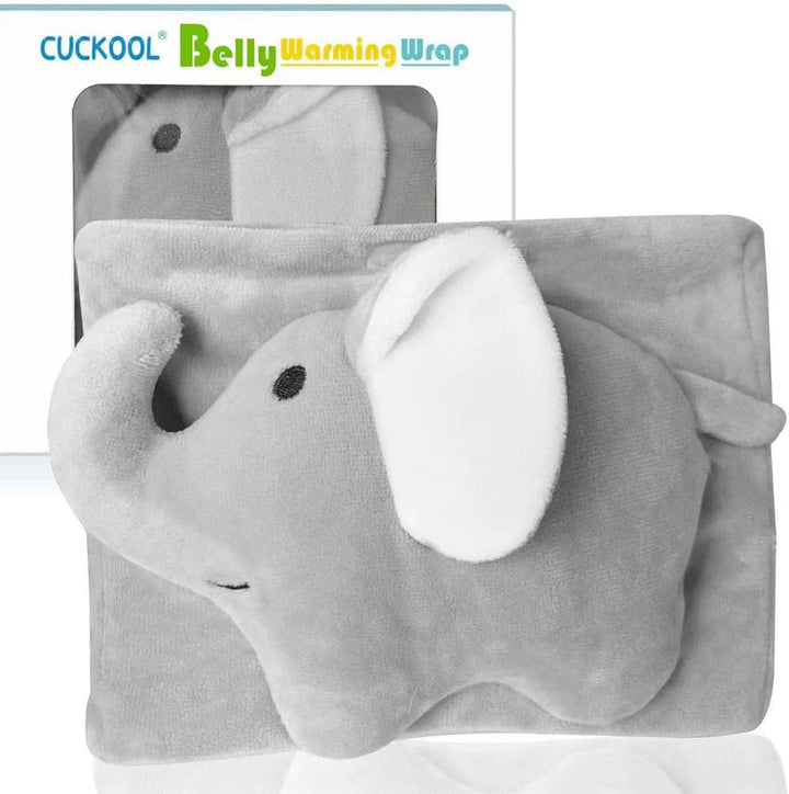 Baby Colic and Belly Gas Relief, Heated Tummy Wrap for Newborns Swaddling Belt