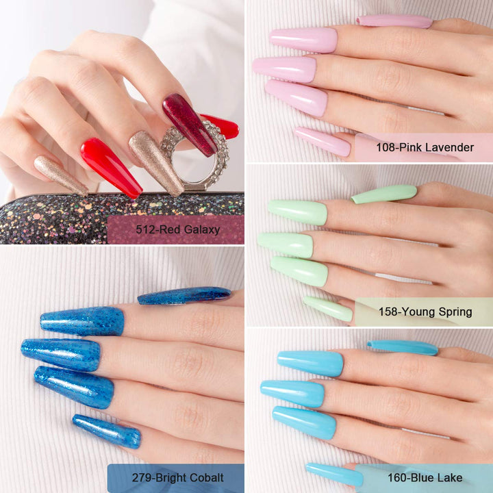 Lavender Violets Gel Nail Polish Kit