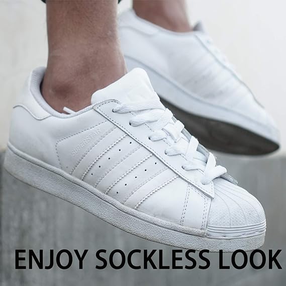 WHISPER DEER No Show Socks Invisible Low Cut Loafer Sneaker Socks With Non Slip Grip