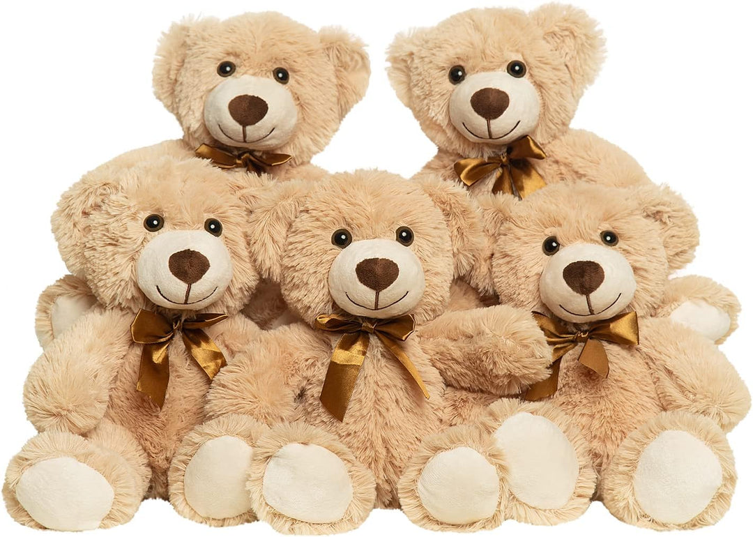 Teddy Bear Stuffed Animal Plush Toy Gift (5pk)