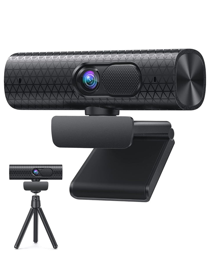 Webcam, VAV 2K Web Camera with Dual Microphones, Autofocus