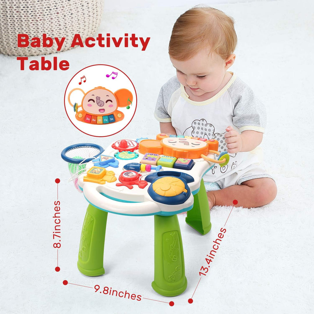 Sit-to-Stand Learning Walker, 2 in 1 Baby Walker, Early Educational Child Activity Center
