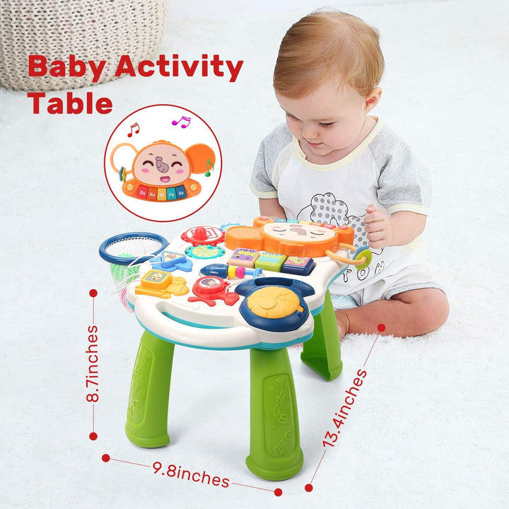 Sit-to-Stand Learning Walker, 2 in 1 Baby Walker, Early Educational Child Activity Center