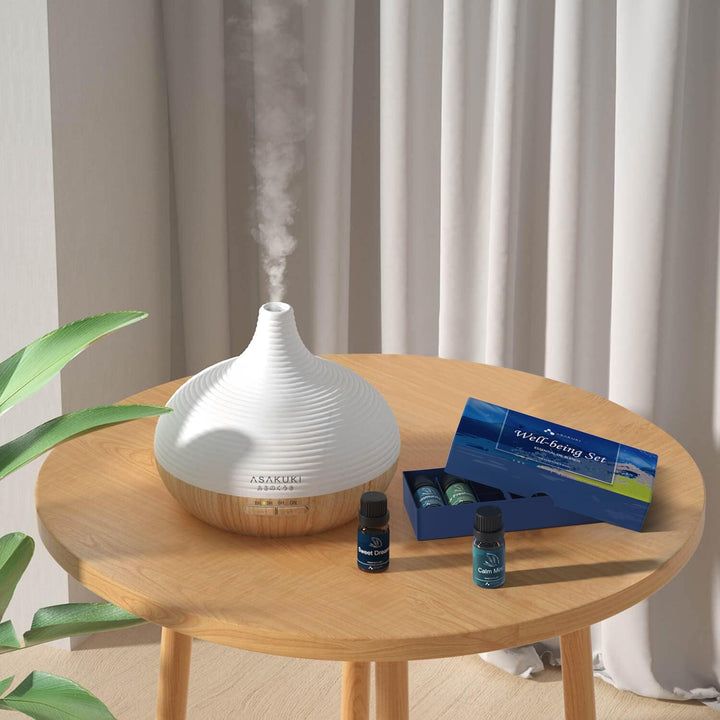 Essential Oil Blends Set for Diffusers Home Well-Being Gift Kit Massage, 6x10ml