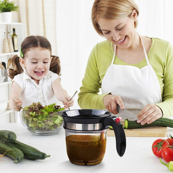 4 Cup Oil Strainer Kitchen Gadgets Grease Separator- 3in1 Multifunctional Peeler