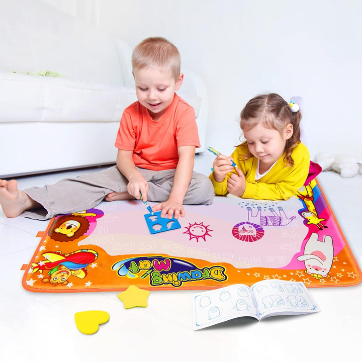 Mess Free Water Doodle Mat Painting Writing Coloring Educational Toy