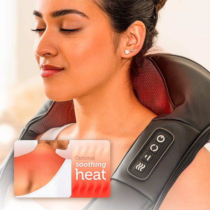 Shiatsu Neck and Shoulder Massager Deep Kneading Father's Day Gifts