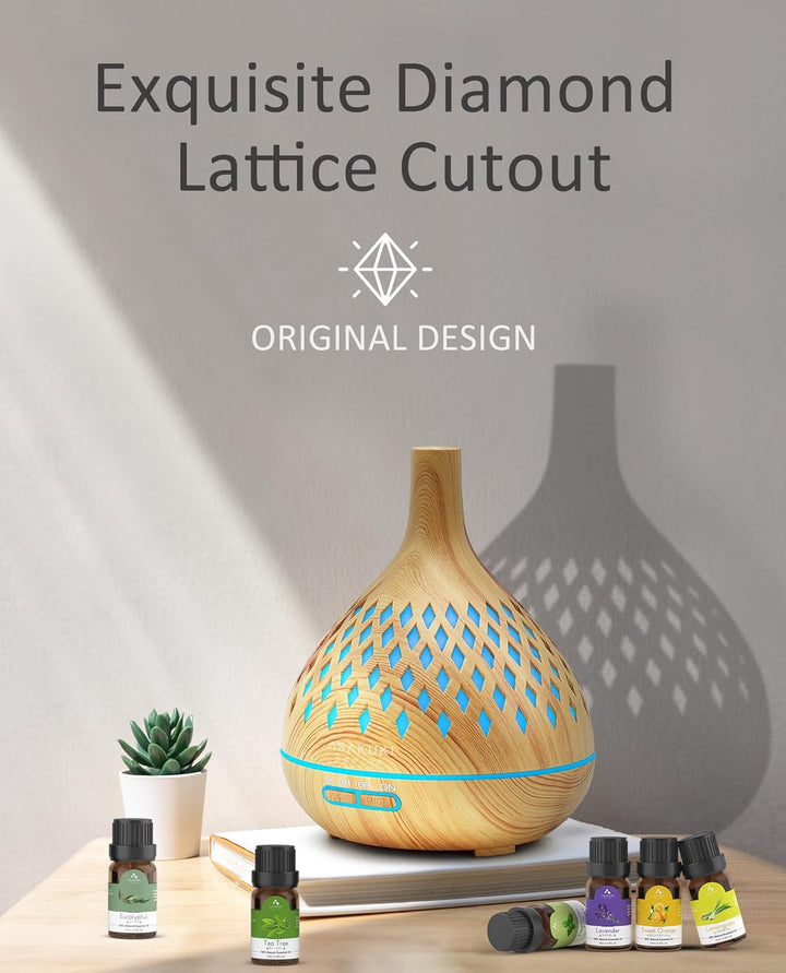 ASAKUKI Essential Oil Diffuser Set