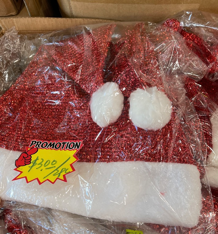 Christmas Santa Hats 2pcs