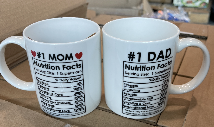 Best Mom Dad Gift Set, Mothers Fathers Day Mugs Gifts from Daughter Son